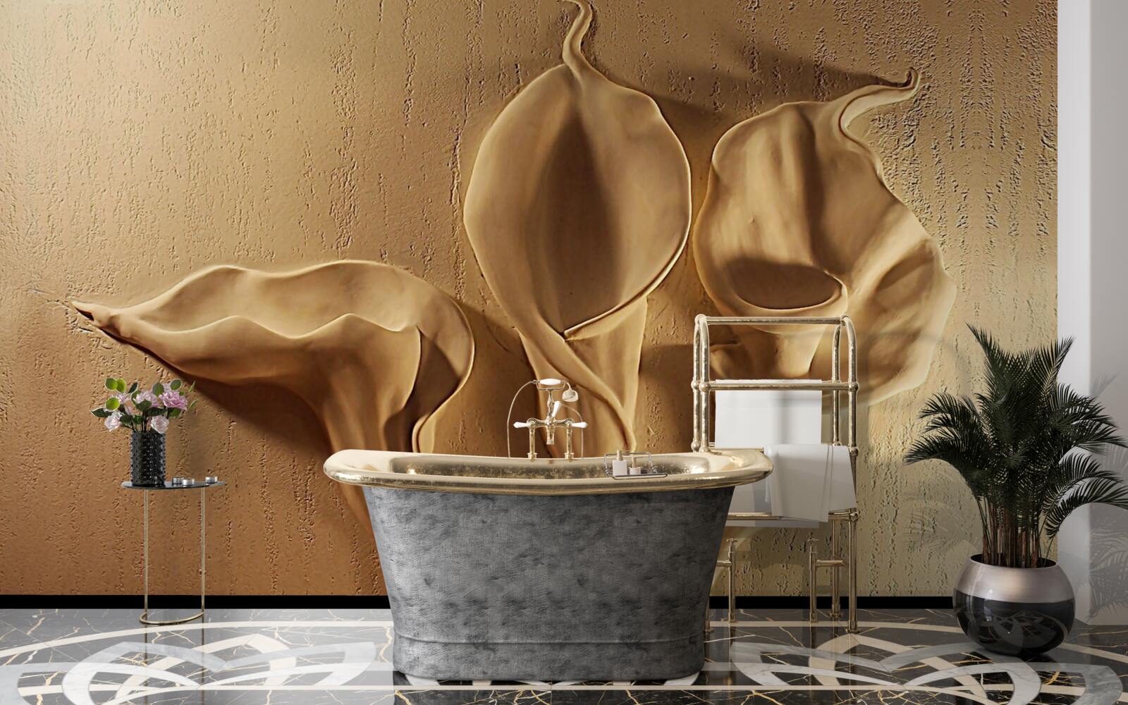 Fototapeta kala z piesku na stene