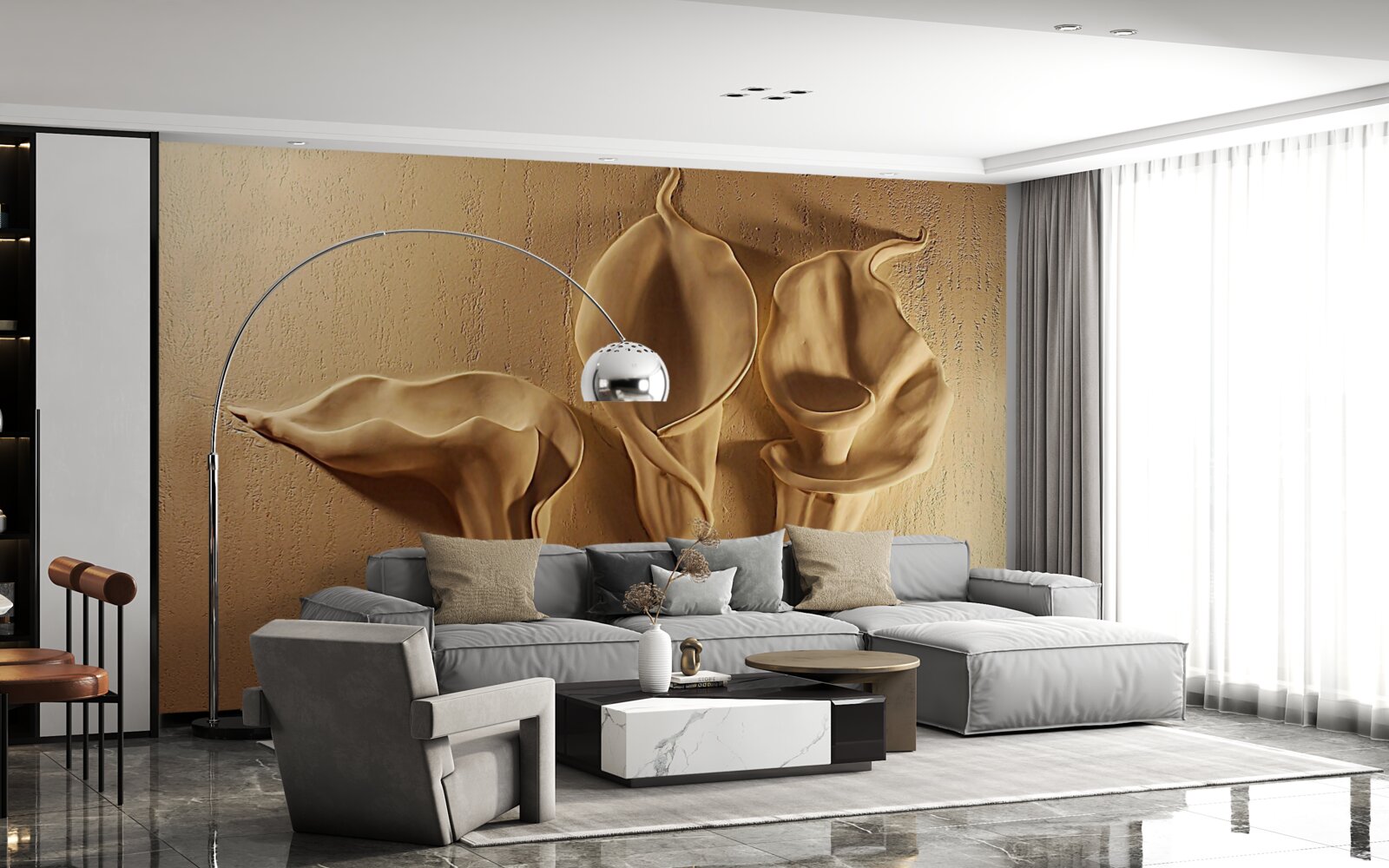 Fototapeta kala z piesku na stene