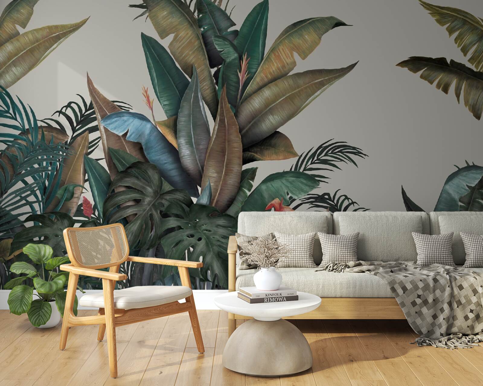 Fototapeta papraď počas lejaku