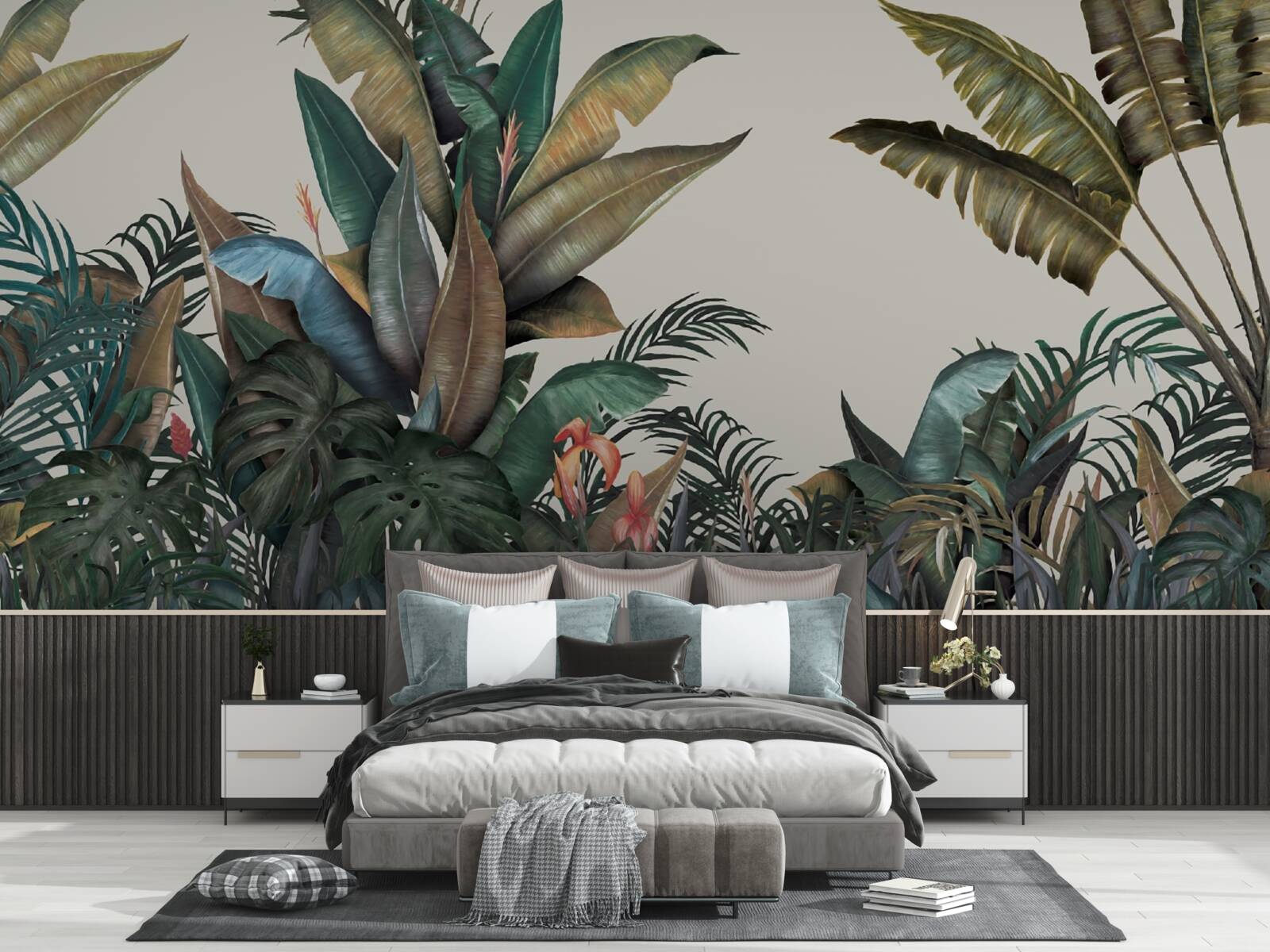 Fototapeta papraď počas lejaku