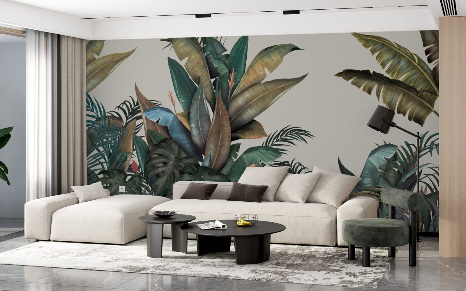 Fototapeta papraď počas lejaku