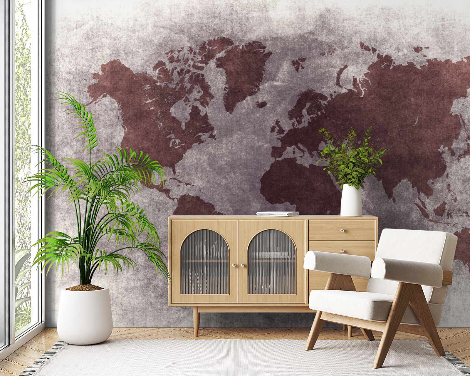 Fototapeta medzi mapami sveta