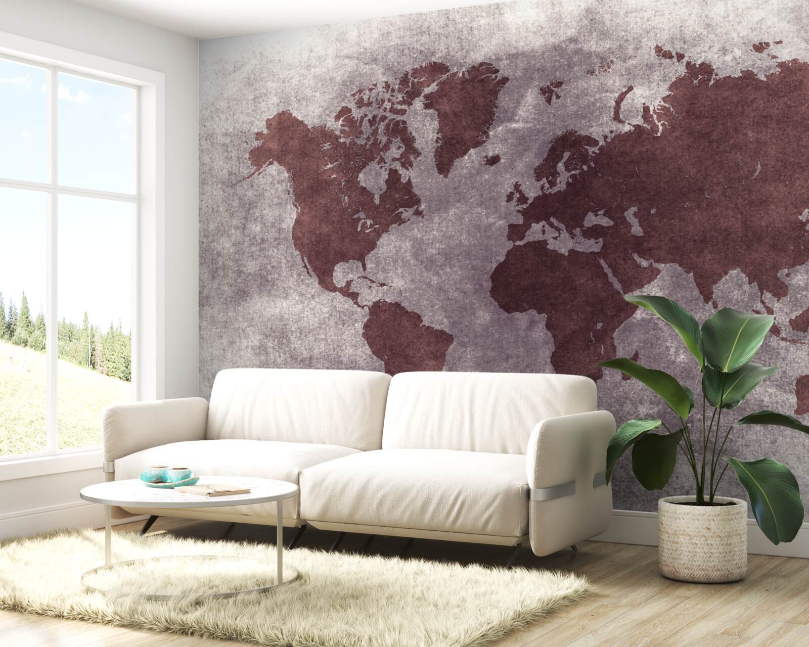 Fototapeta medzi mapami sveta