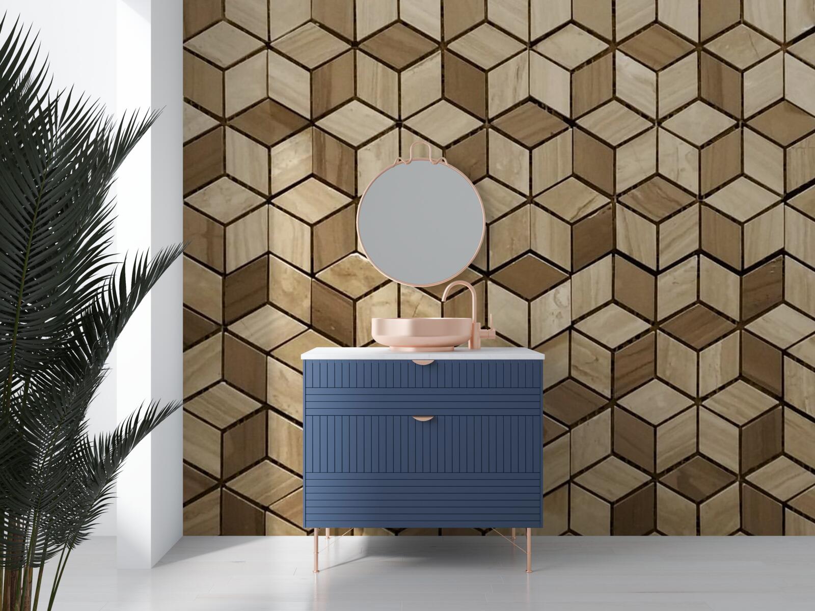 Fototapeta pretínajú sa štvoruholníky a kosoštvorce