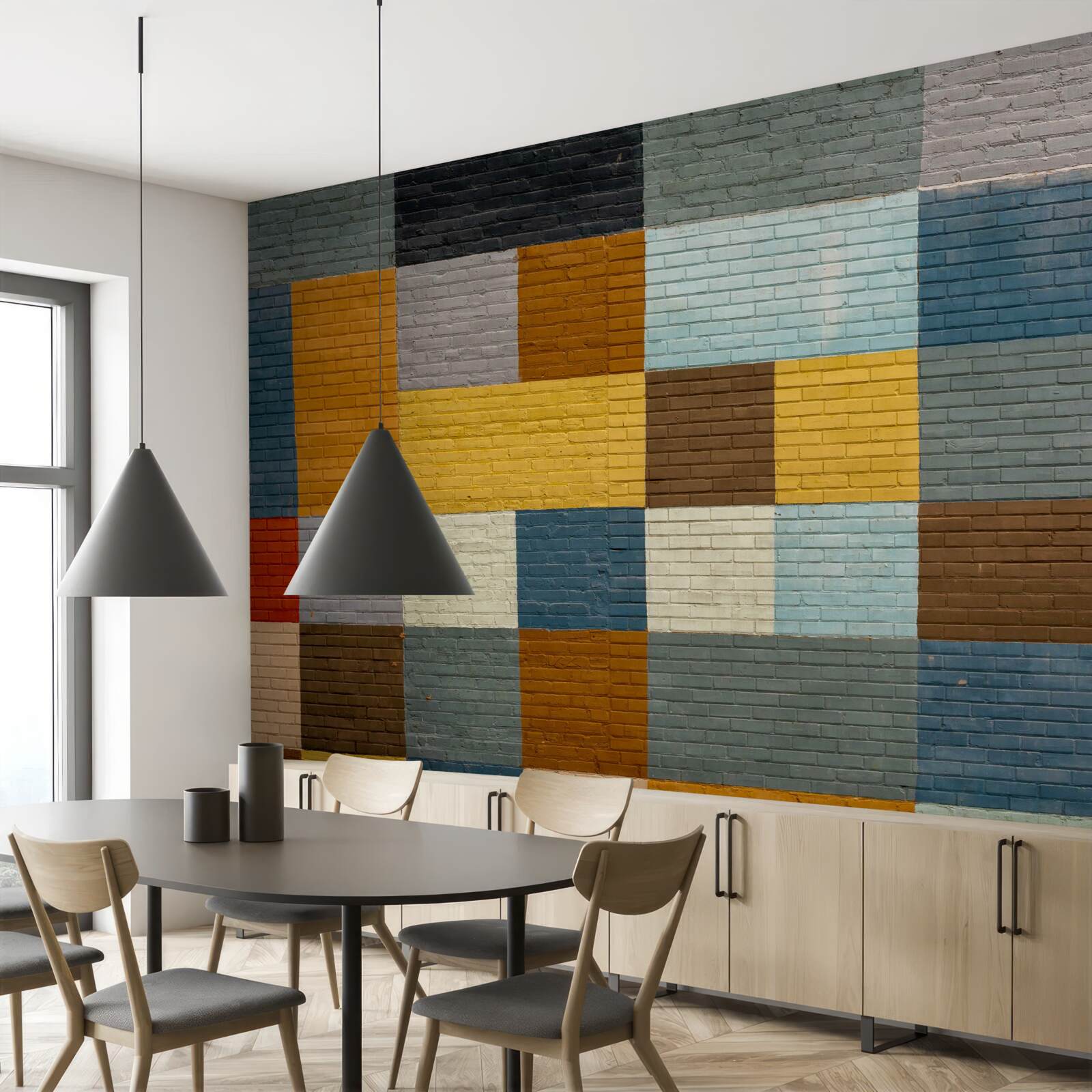 Fototapeta obdĺžnikové tvary vo farbe