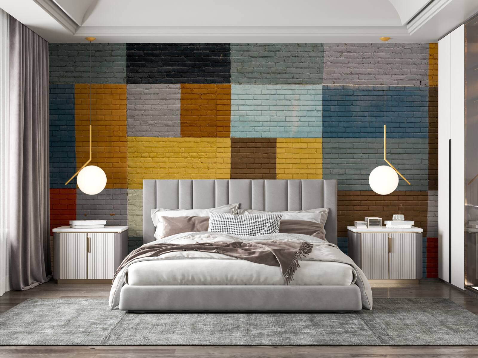 Fototapeta obdĺžnikové tvary vo farbe