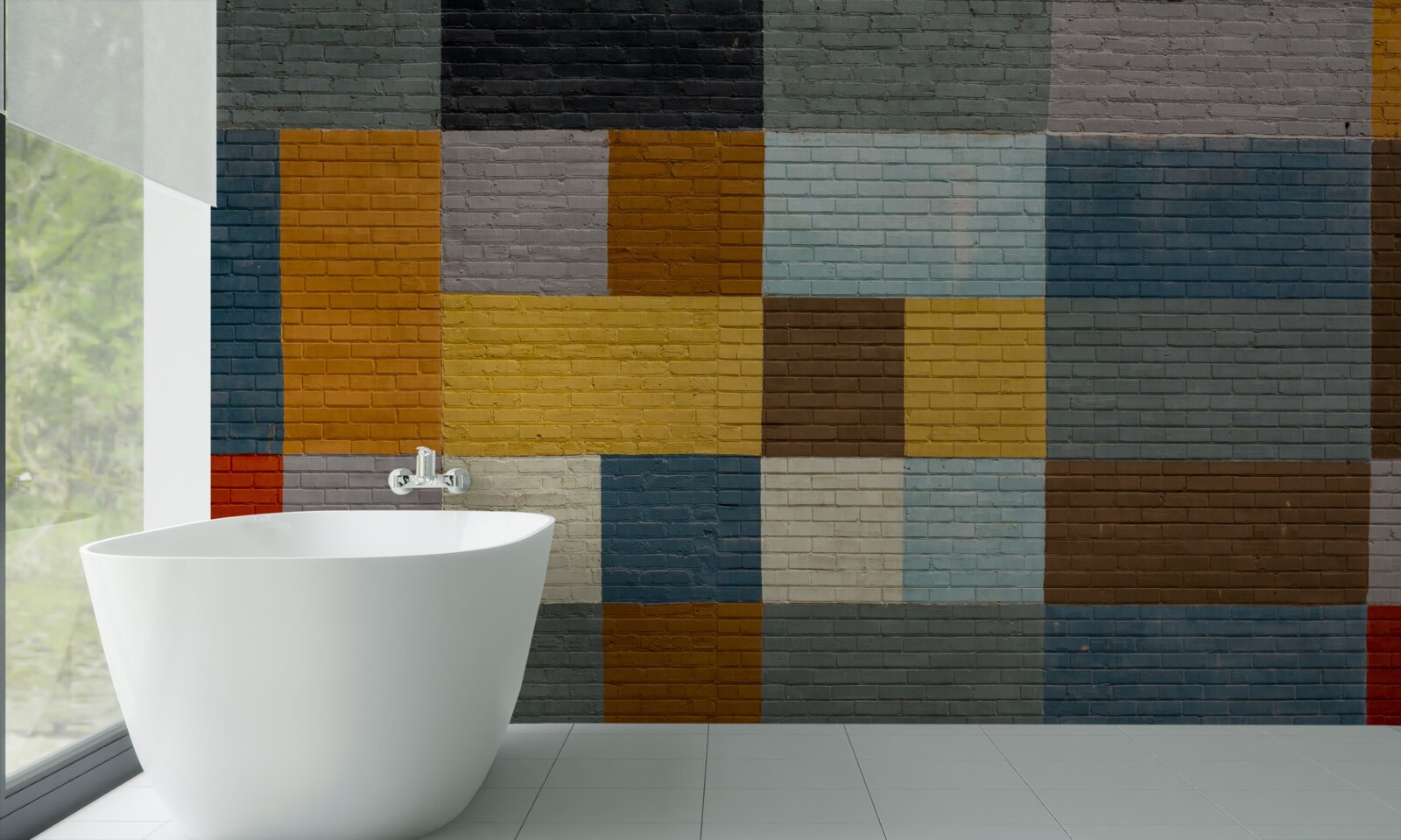 Fototapeta obdĺžnikové tvary vo farbe