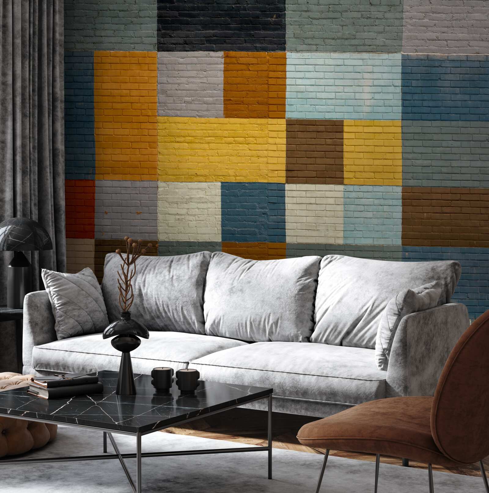 Fototapeta obdĺžnikové tvary vo farbe