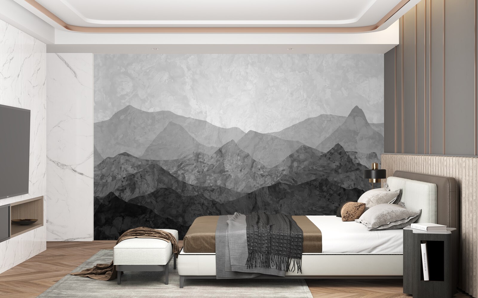 Fototapeta majestátne pohoria