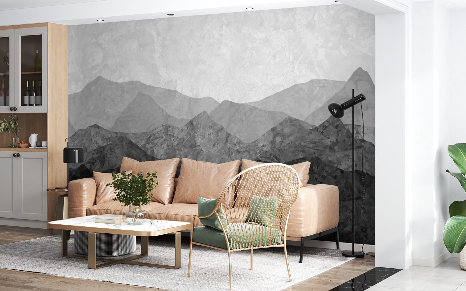 Fototapeta majestátne pohoria