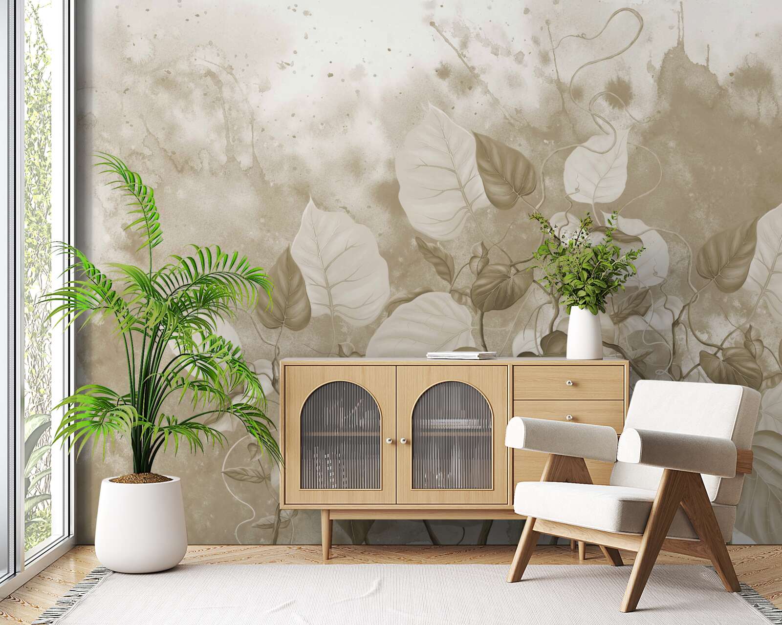 Fototapeta ráno na lúke je zahalené v hmle