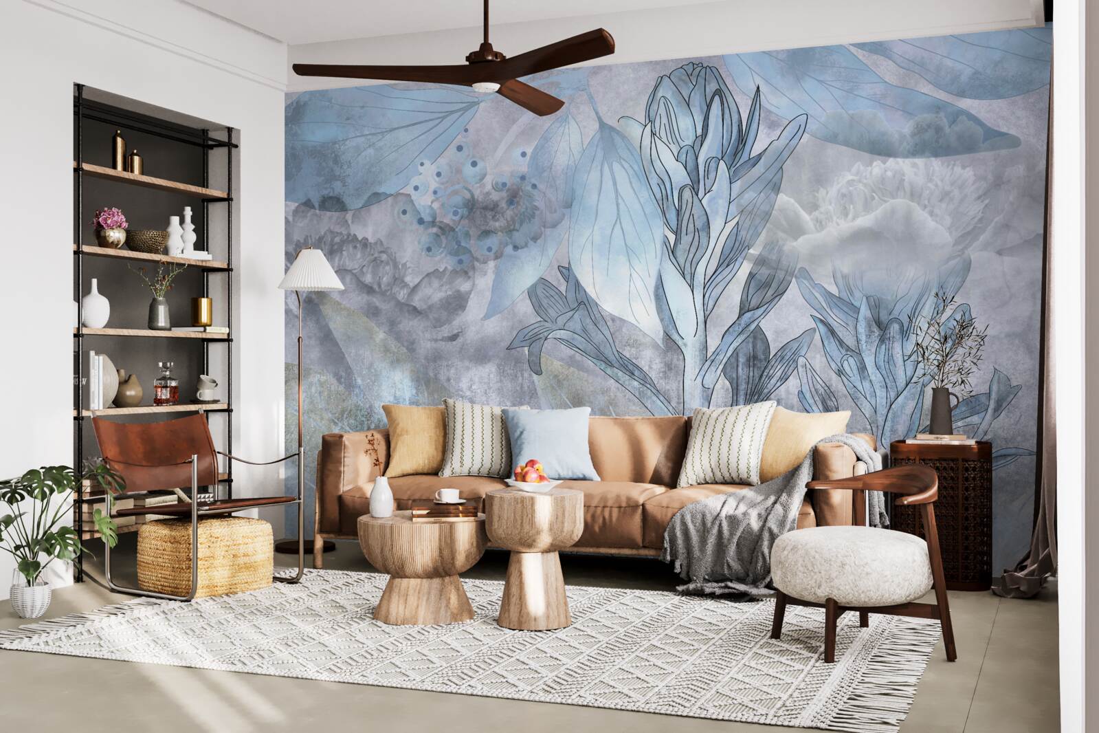 Fototapeta púčiky medzi listami za úsvitu