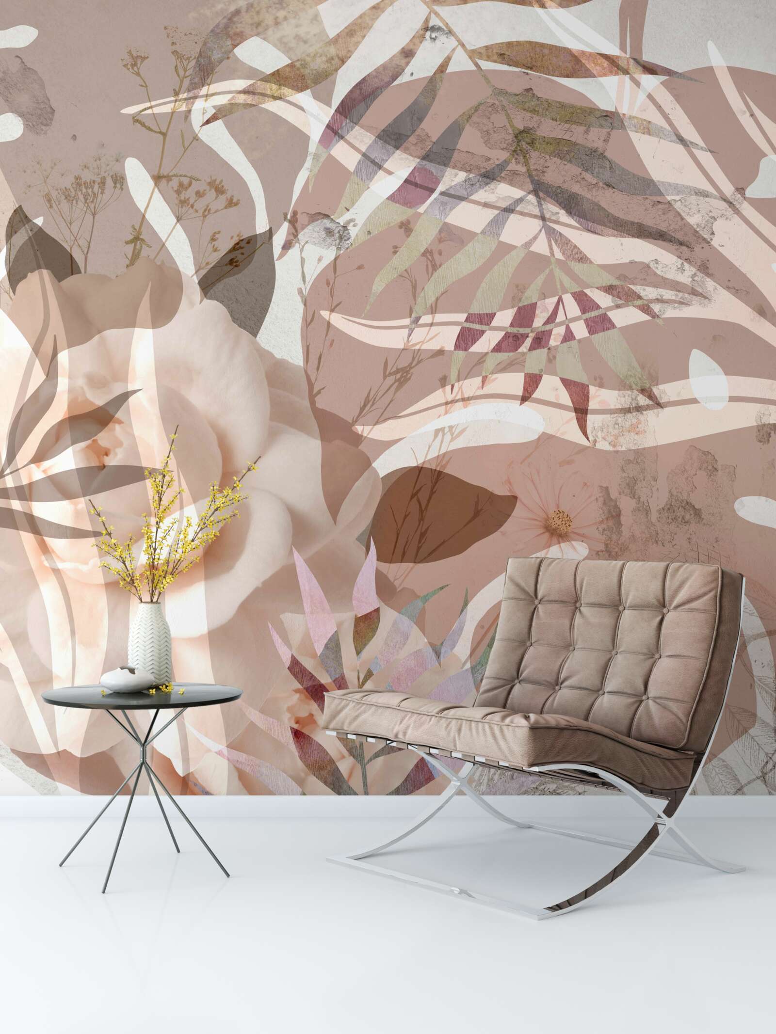 Fototapeta rozmanitosť tropických listov