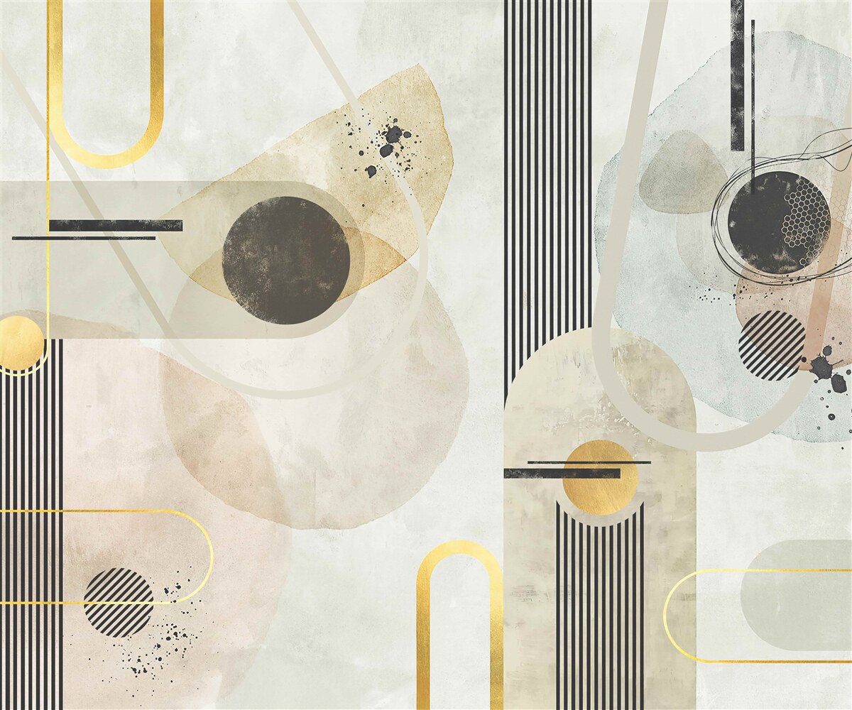 Fototapeta vertikálne abstraktné tvary a línie