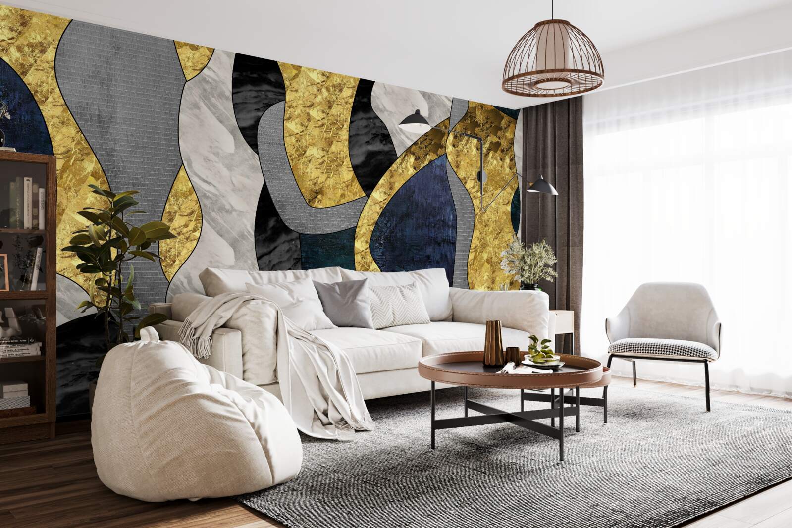 Fototapeta žena v tekutom živle