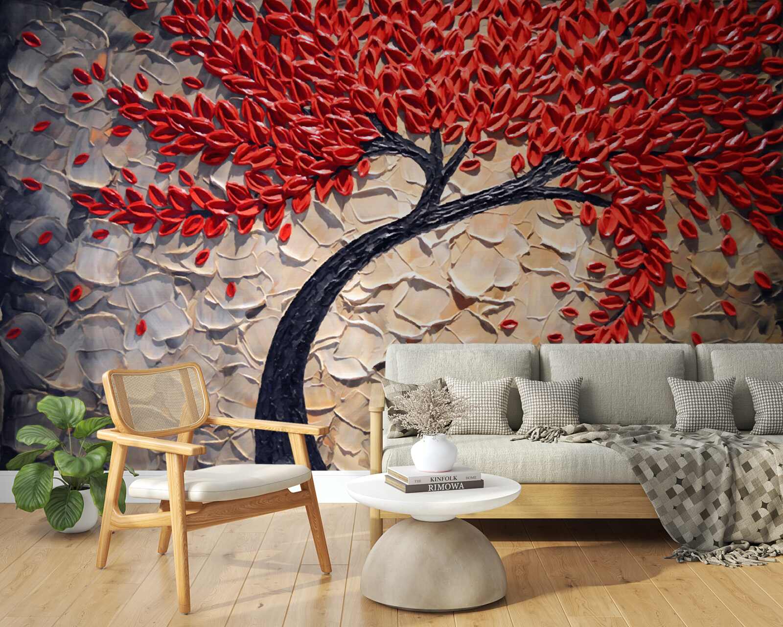 Fototapeta krásny mahagónový strom v plnom kvete