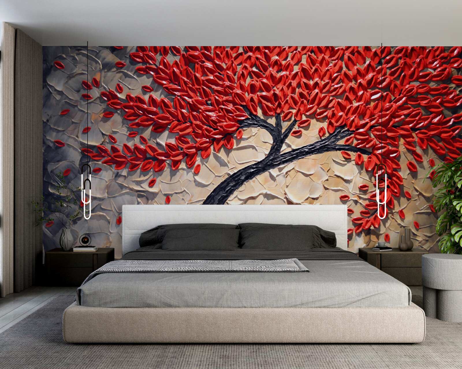 Fototapeta krásny mahagónový strom v plnom kvete