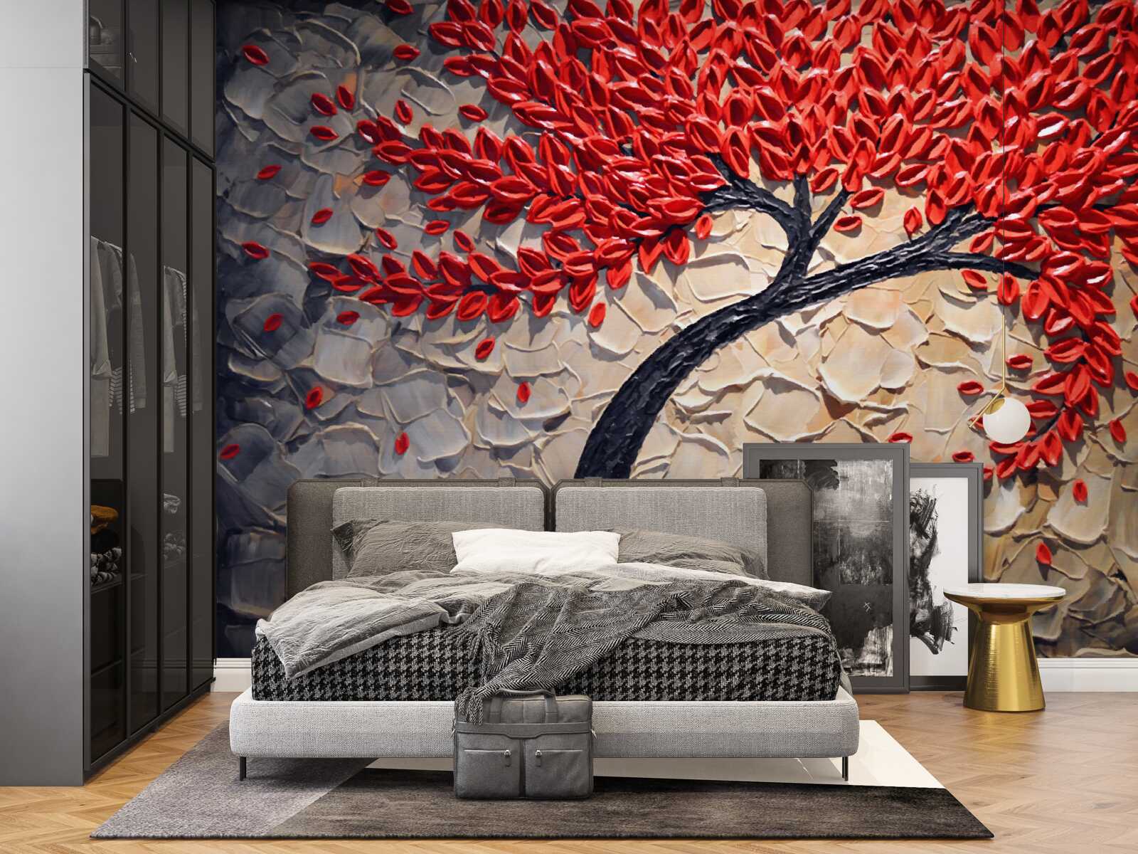 Fototapeta krásny mahagónový strom v plnom kvete