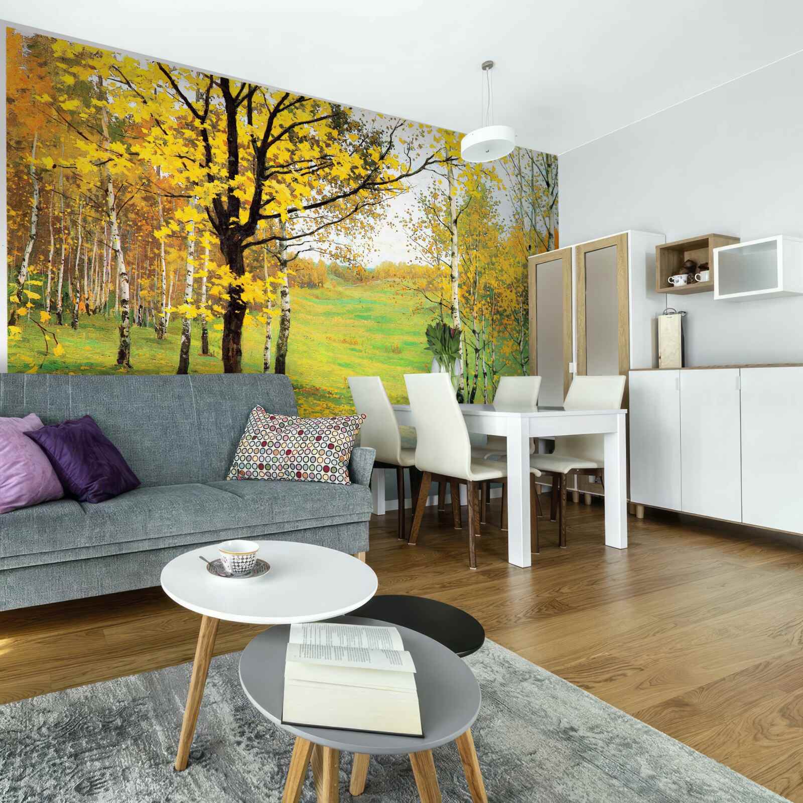 Fototapeta jesenný les je zahalený do úžasných odtieňov