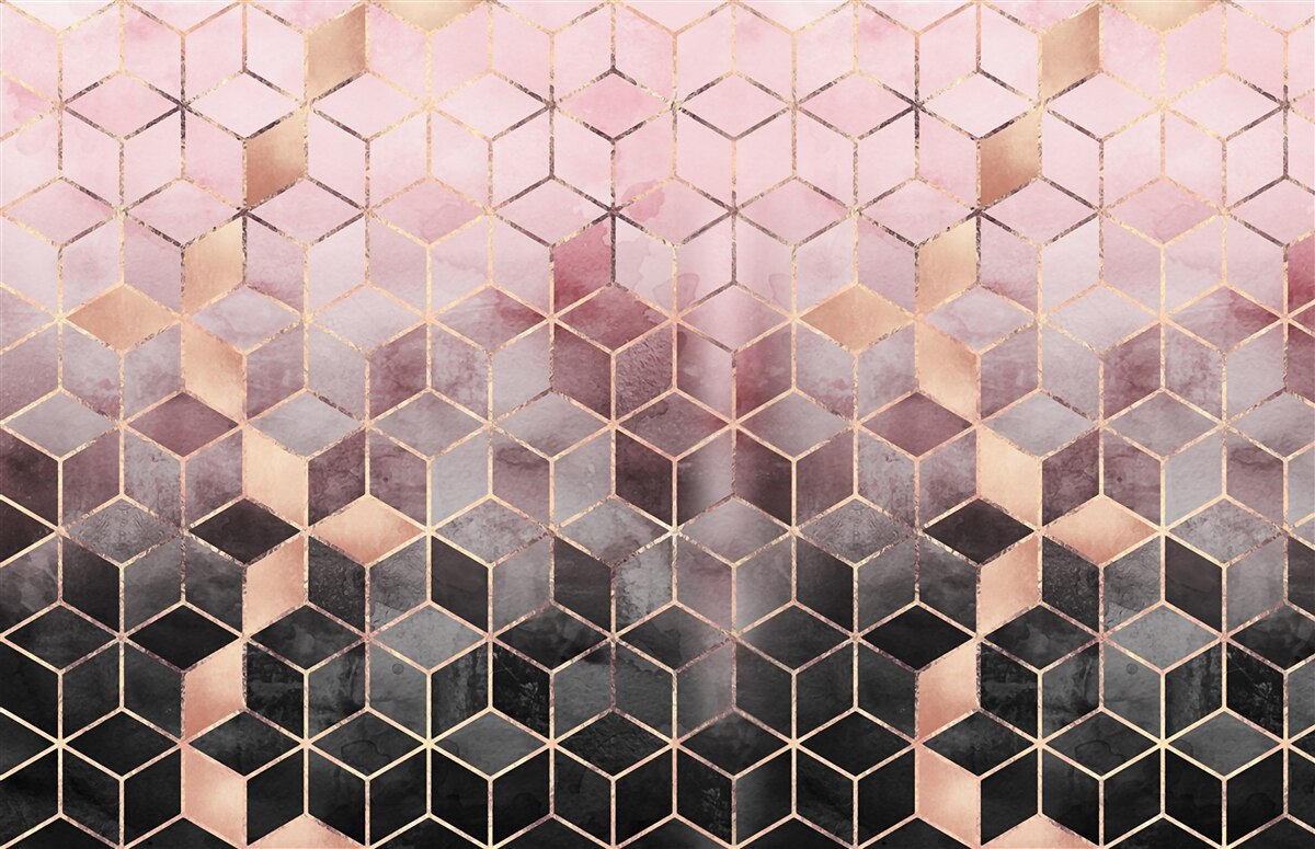 Fototapeta gradient na pravouhlých segmentoch