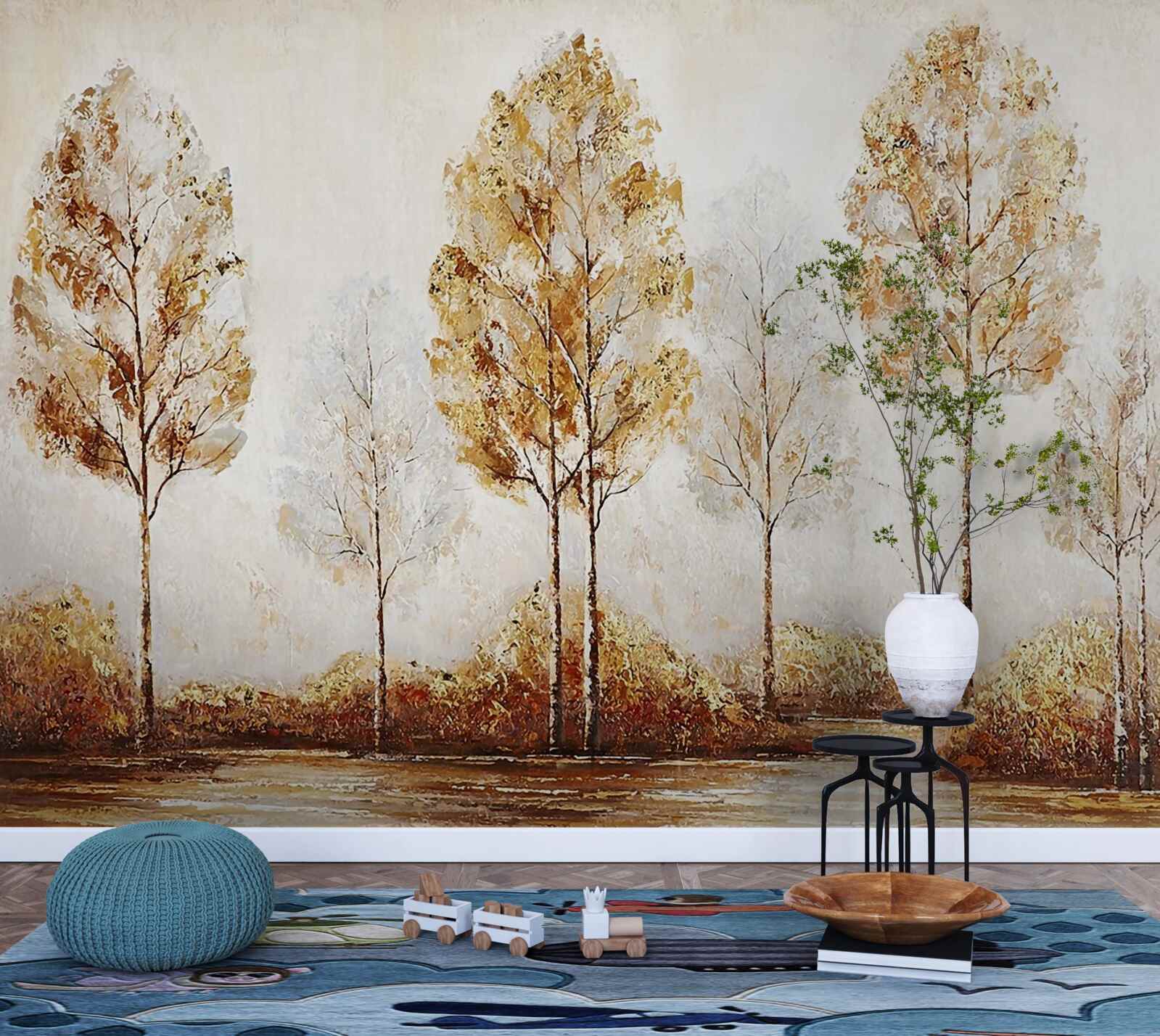 Fototapeta jesenný lesný obrázok