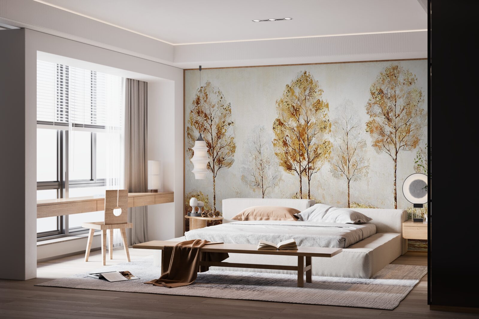 Fototapeta jesenný lesný obrázok