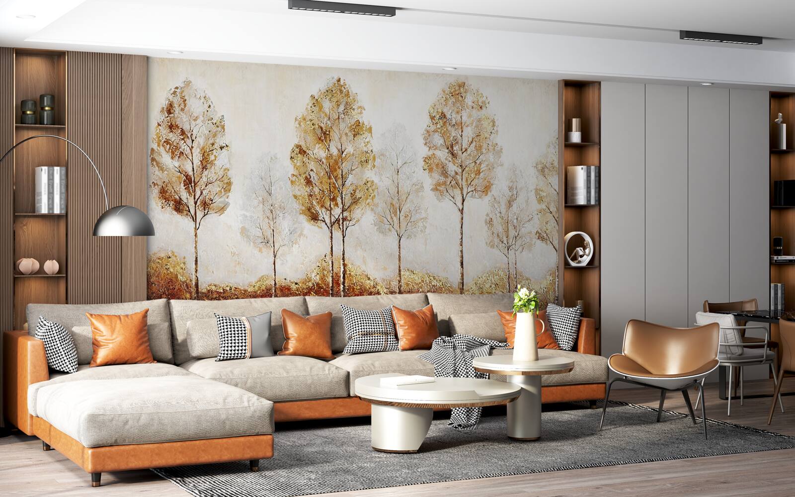 Fototapeta jesenný lesný obrázok