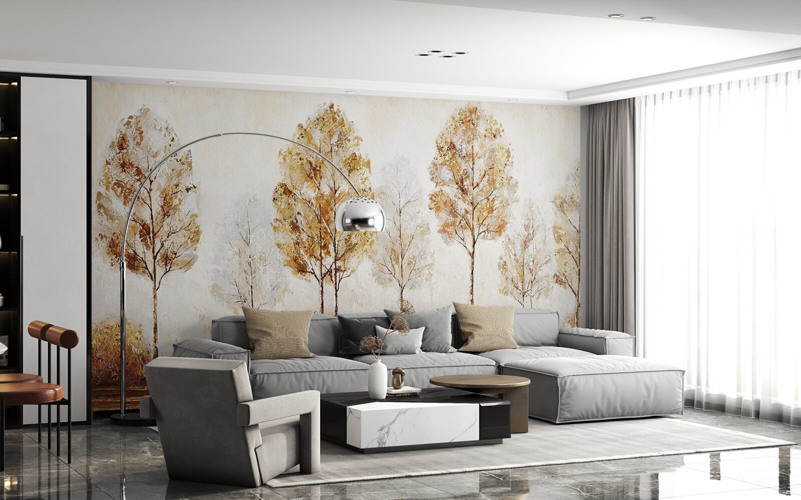 Fototapeta jesenný lesný obrázok