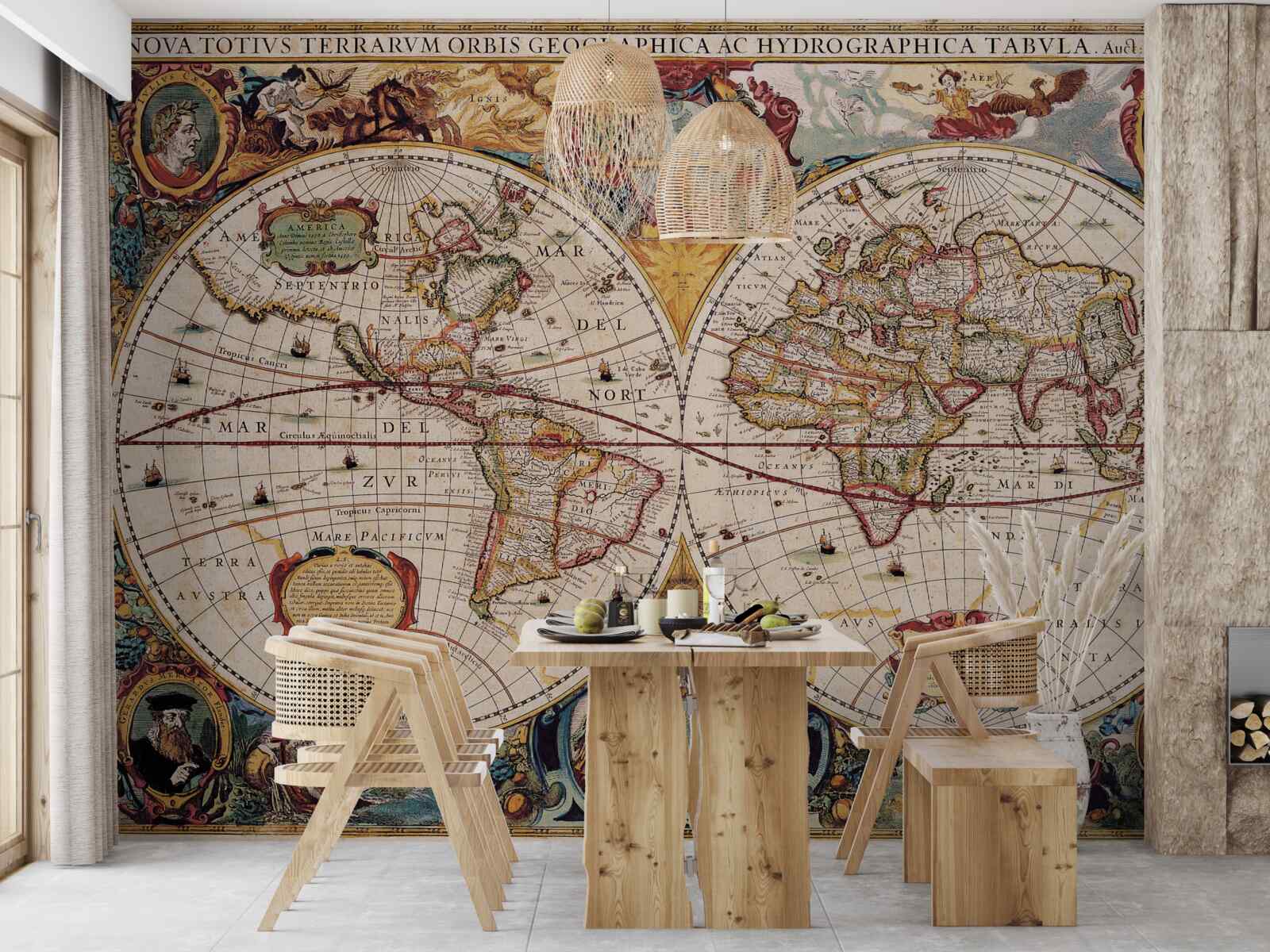 Fototapeta mapa starovekého sveta