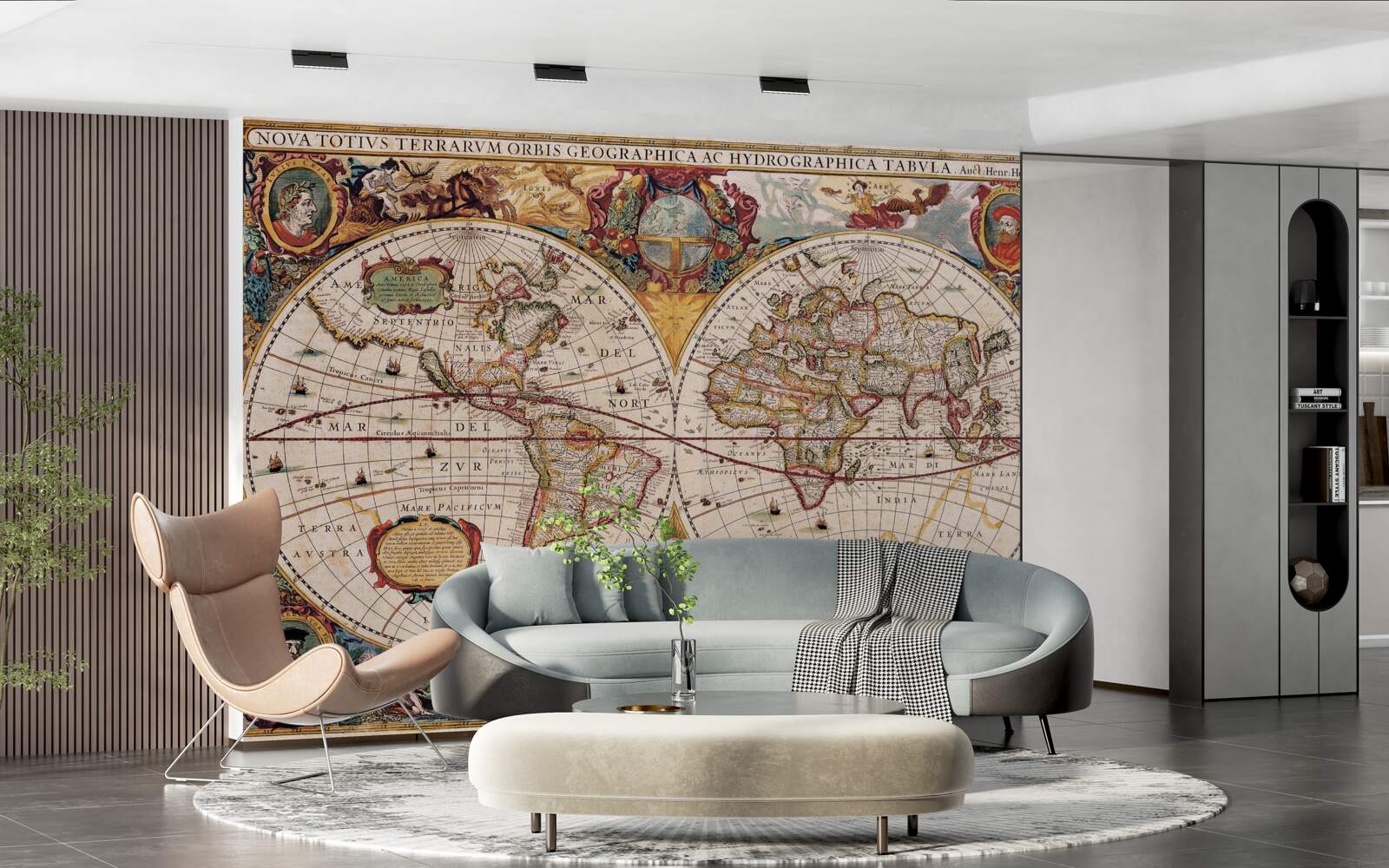 Fototapeta mapa starovekého sveta