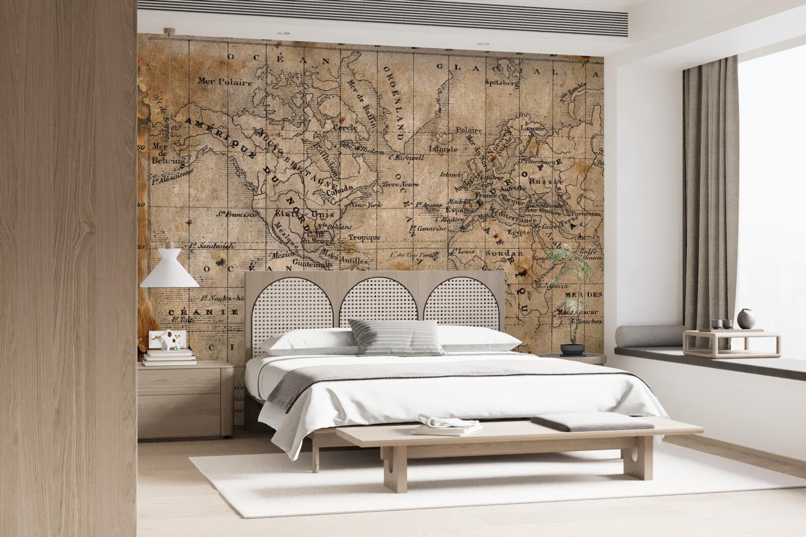 Fototapeta fragment starovekej kartografie