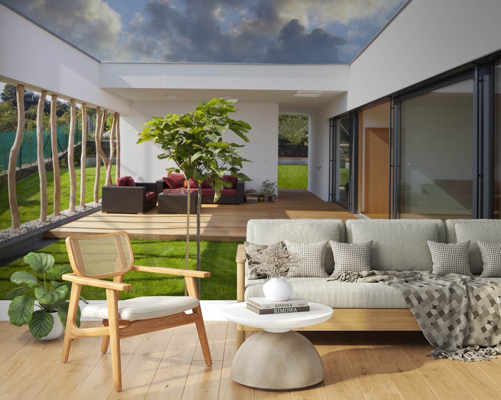 Fototapeta modernizovaný interiérový dizajn súkromného domu