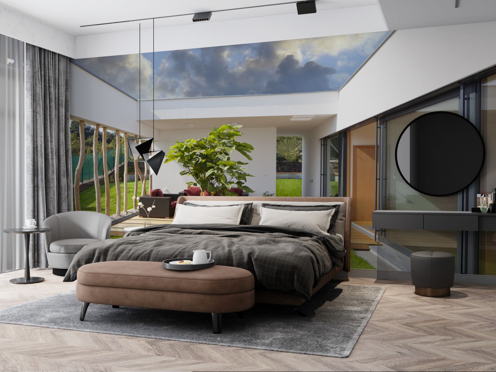 Fototapeta modernizovaný interiérový dizajn súkromného domu