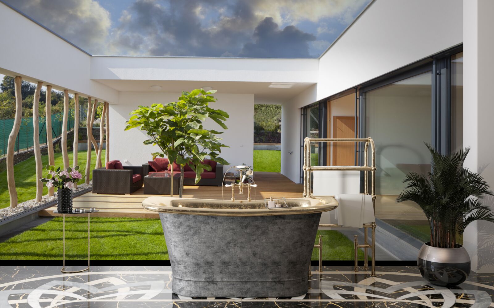 Fototapeta modernizovaný interiérový dizajn súkromného domu