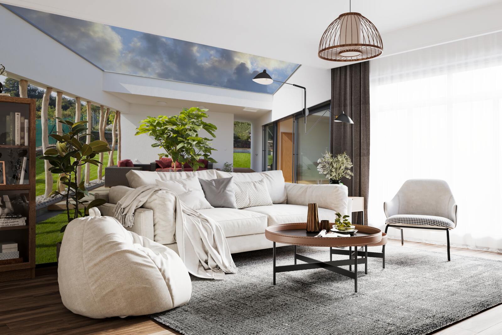 Fototapeta modernizovaný interiérový dizajn súkromného domu