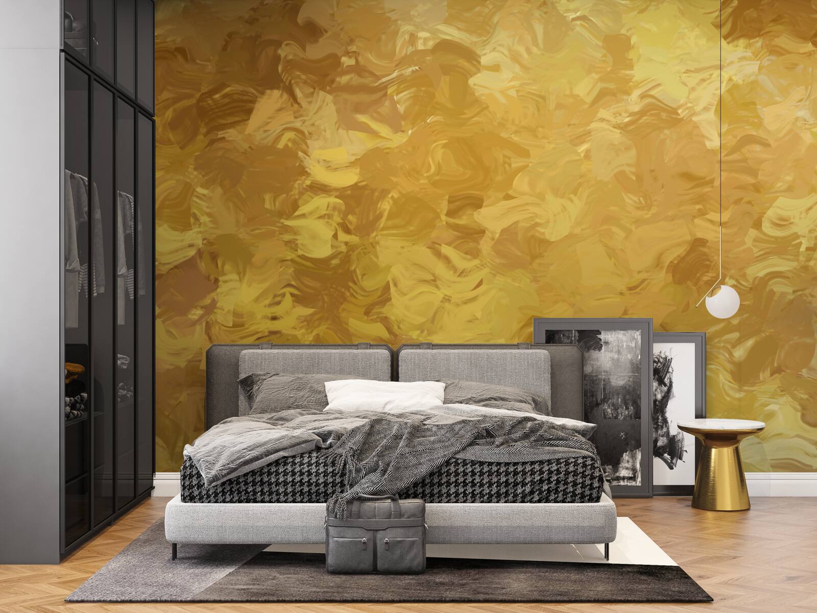 Fototapeta pozadie so zlatou textúrou