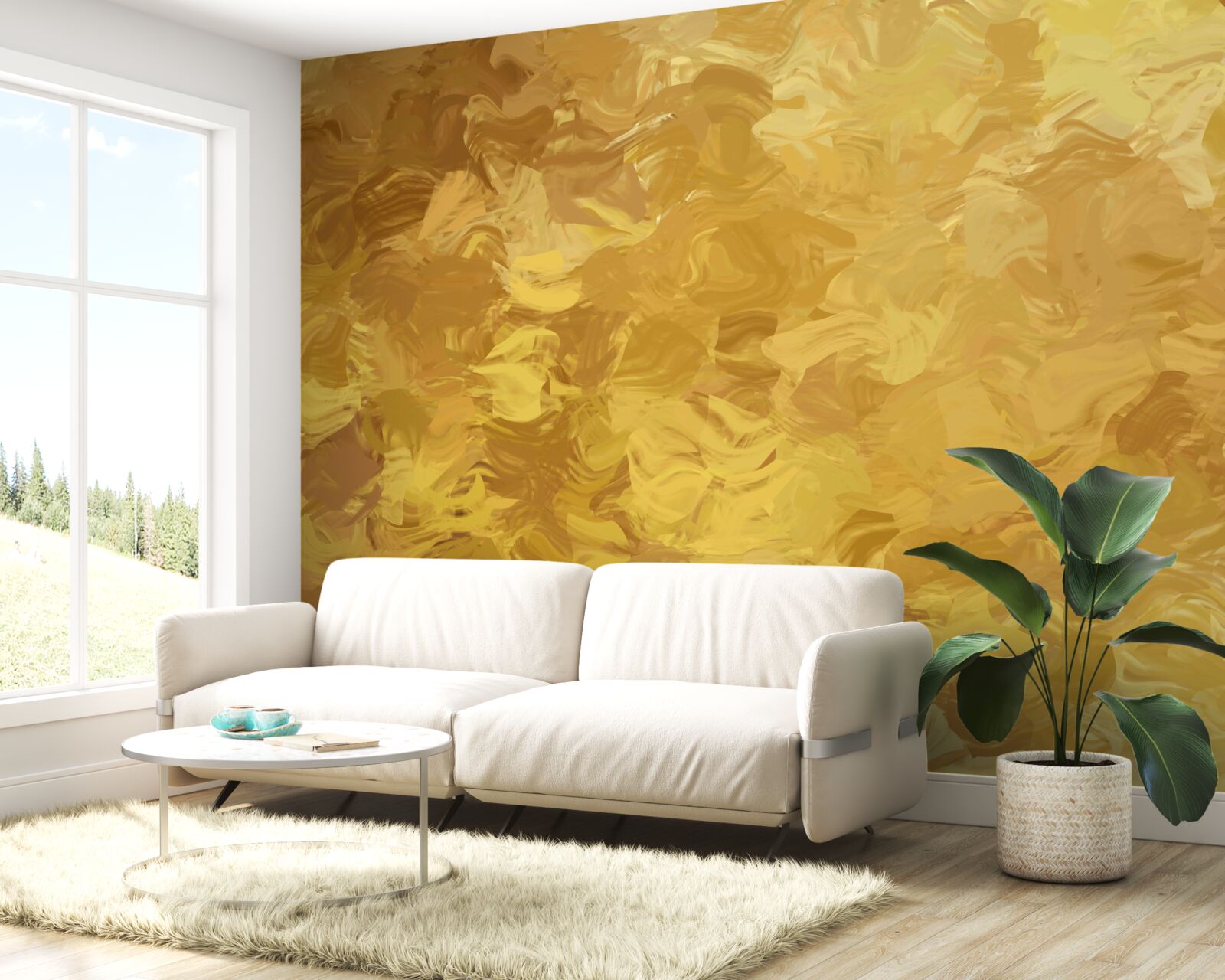 Fototapeta pozadie so zlatou textúrou