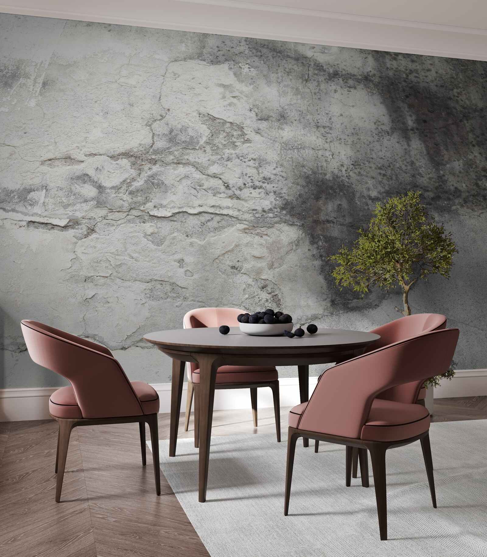 Fototapeta textúra sivého odpadu