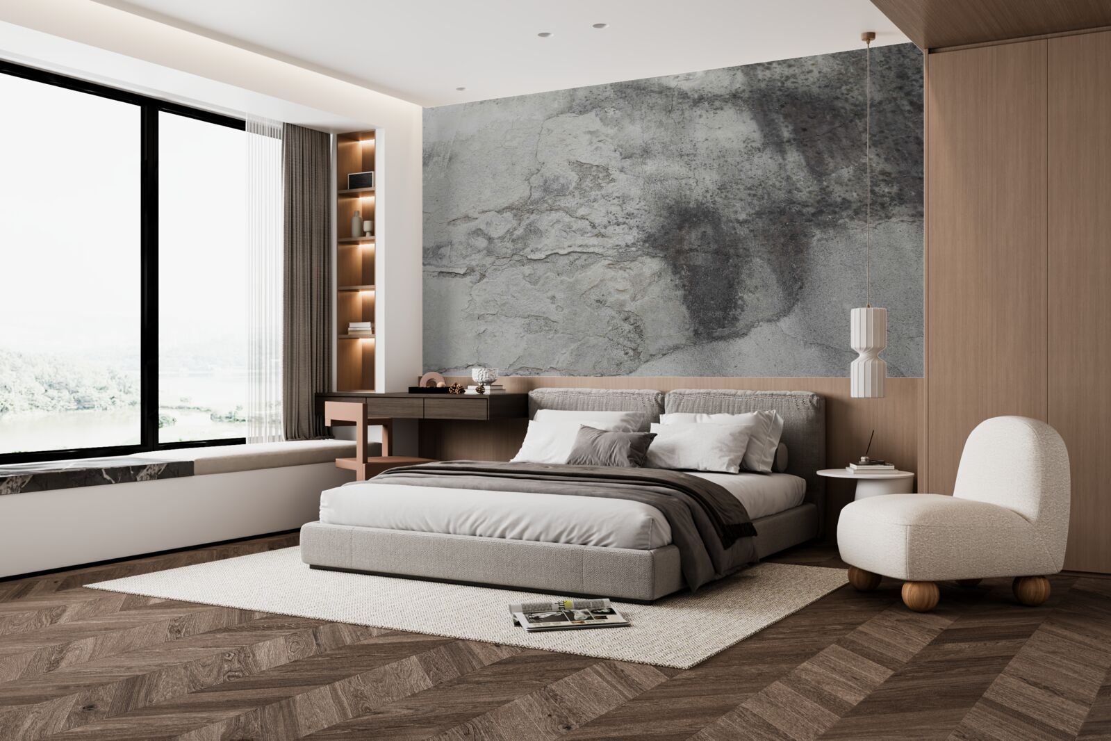 Fototapeta textúra sivého odpadu