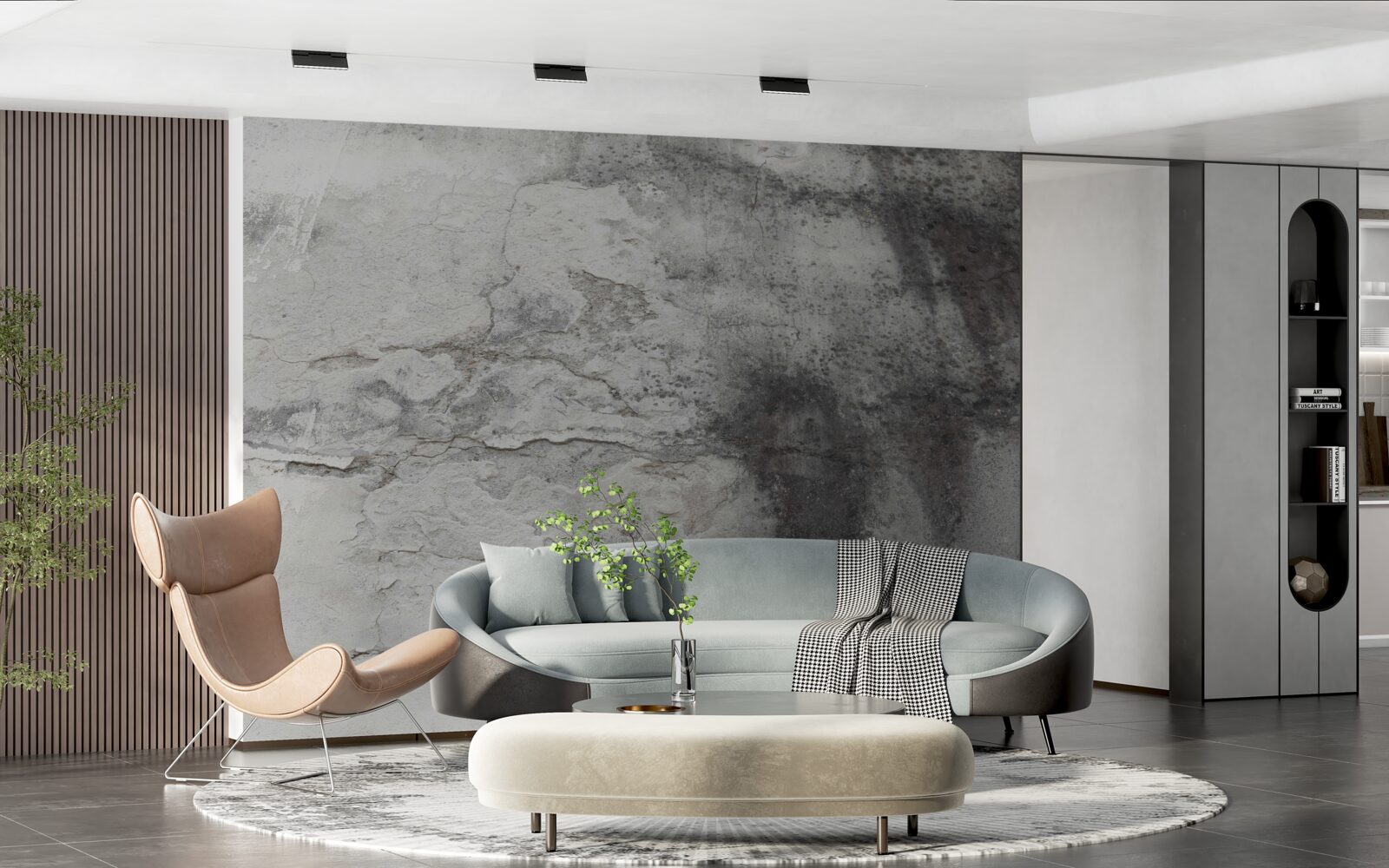 Fototapeta textúra sivého odpadu