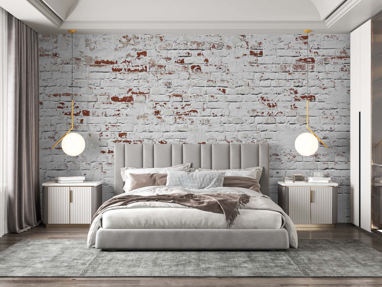 Fototapeta Tehlová stena, ktorá stratila svoj vzhľad