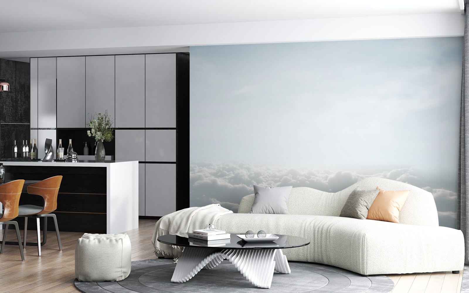 Fototapeta nebeské výšiny}}