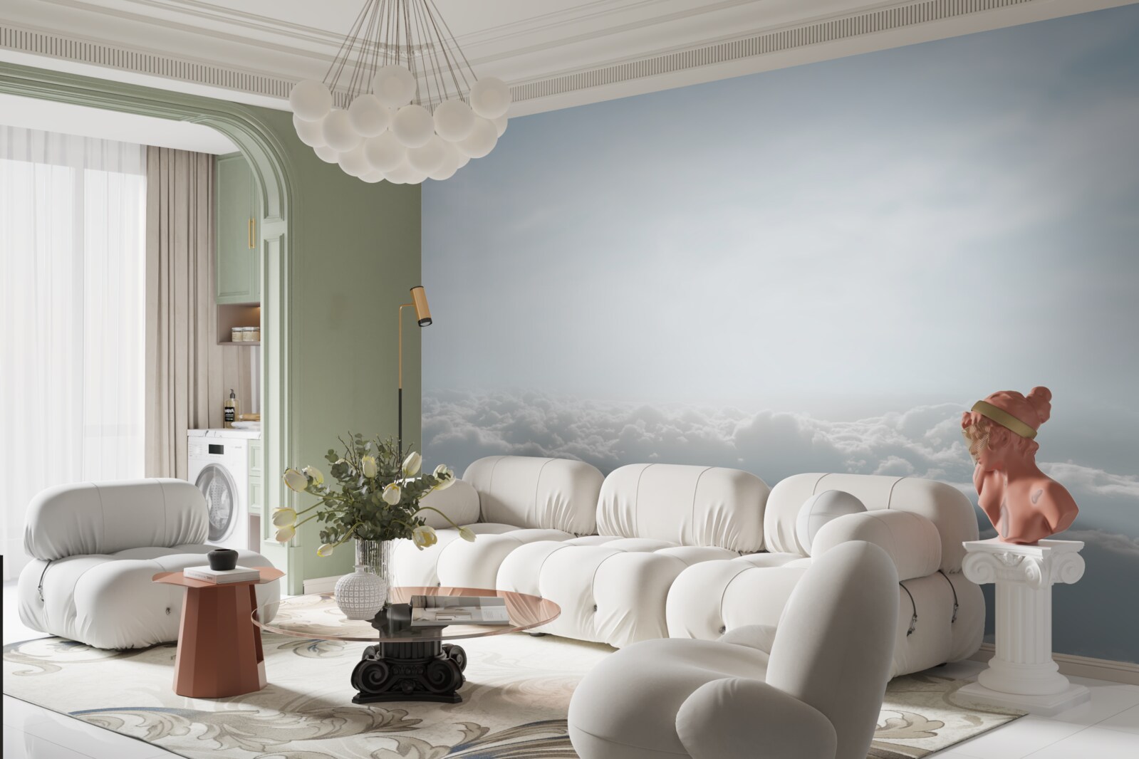 Fototapeta nebeské výšiny}}