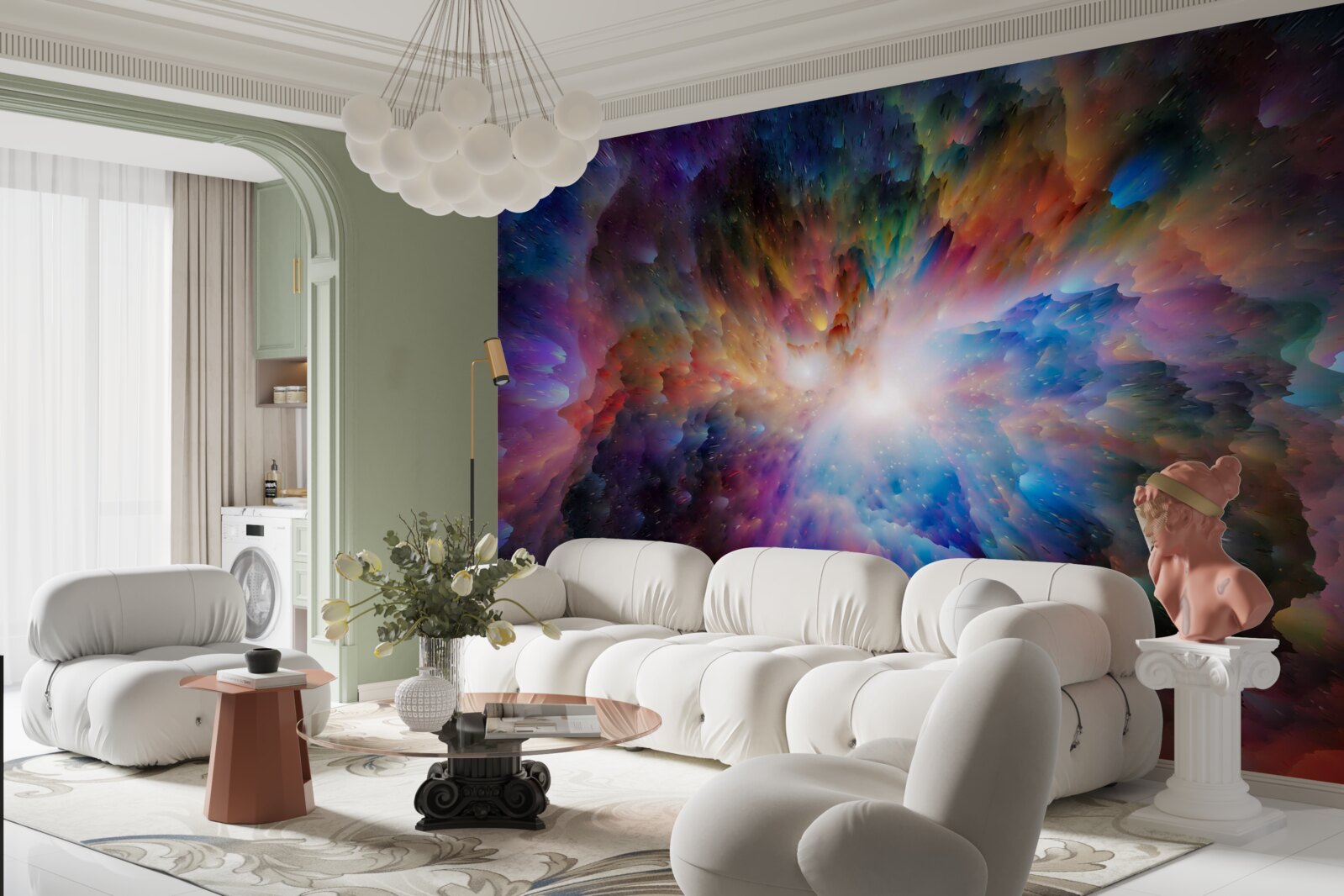 Fototapeta galaktická oblačnosť