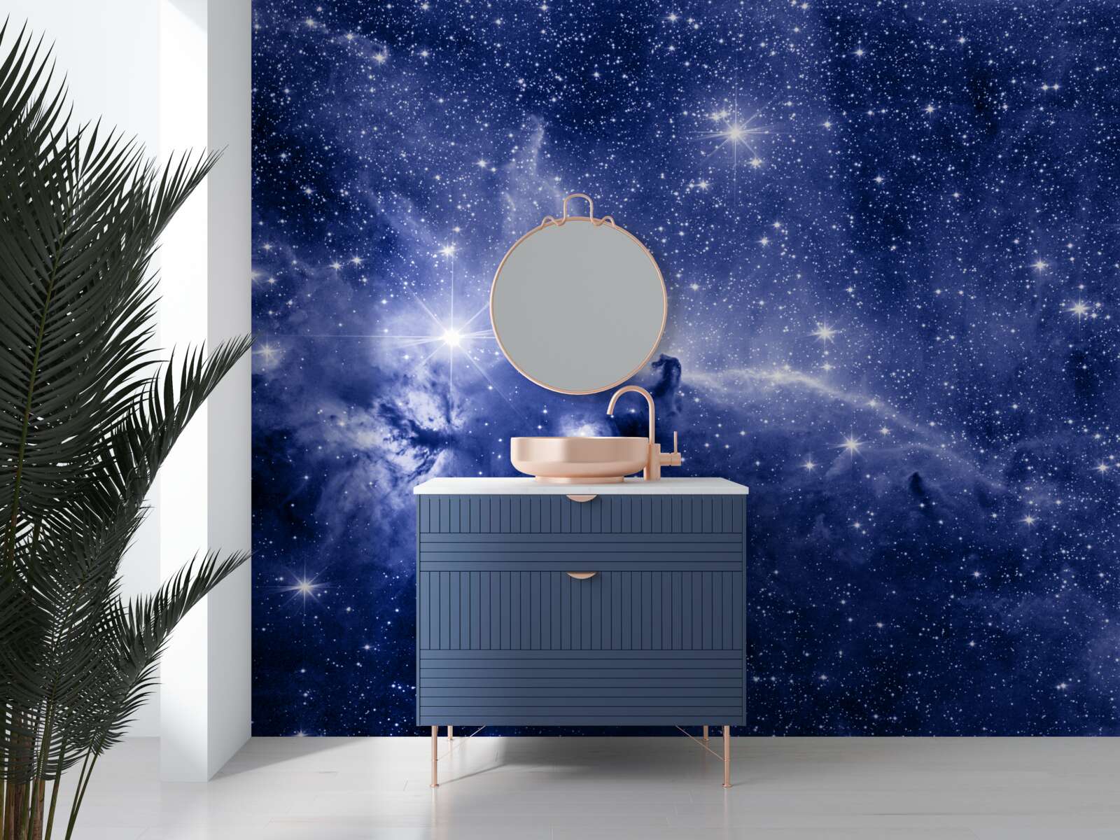 Fototapeta noc plná kozmických hviezd