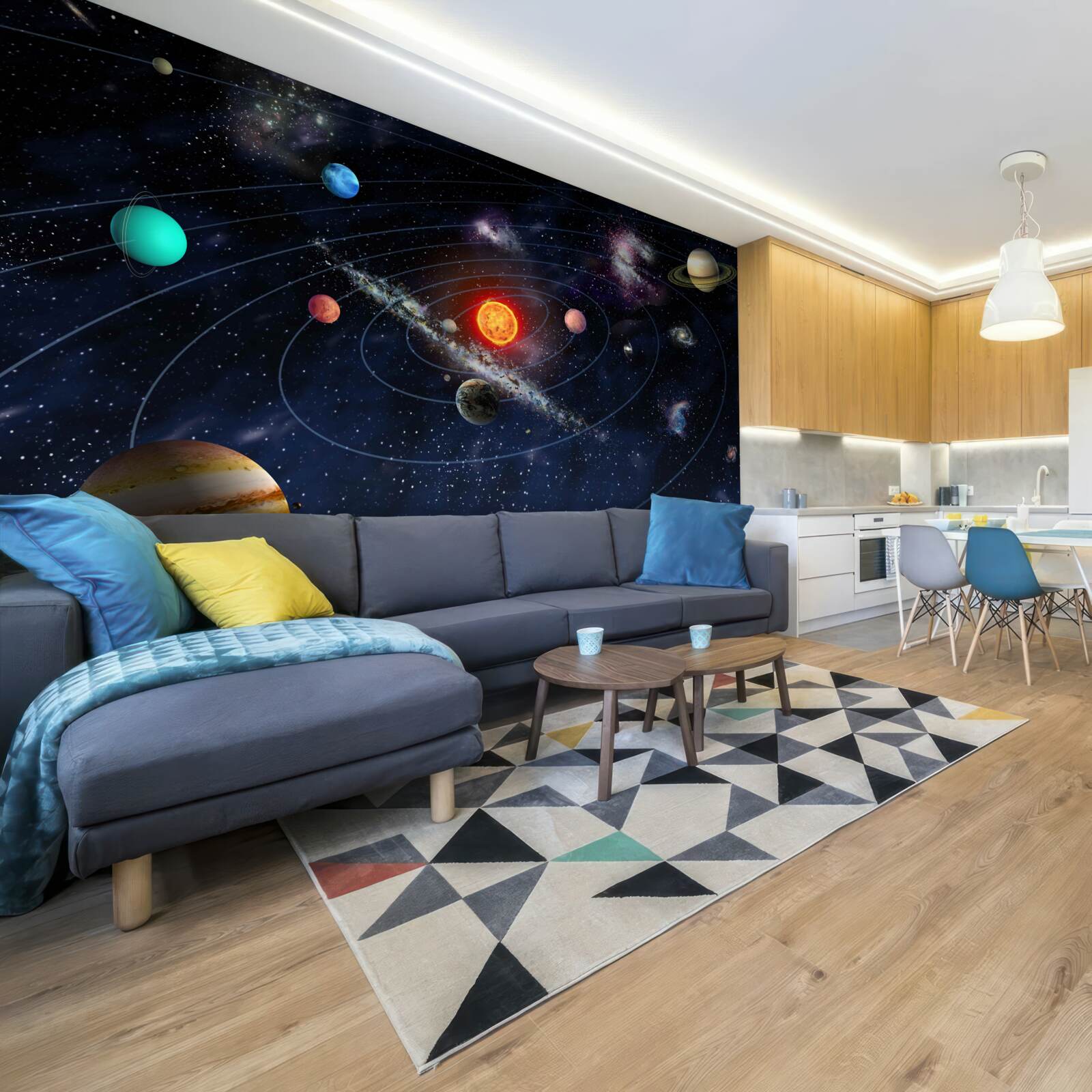 Fototapeta planetárny diagram vo vesmíre