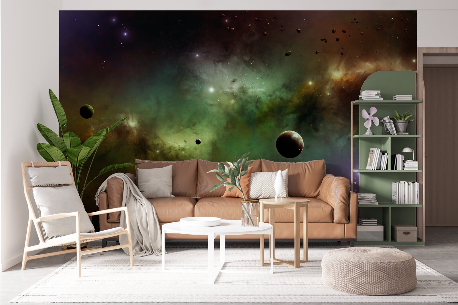 Fototapeta jedinečný viacfarebný vesmír