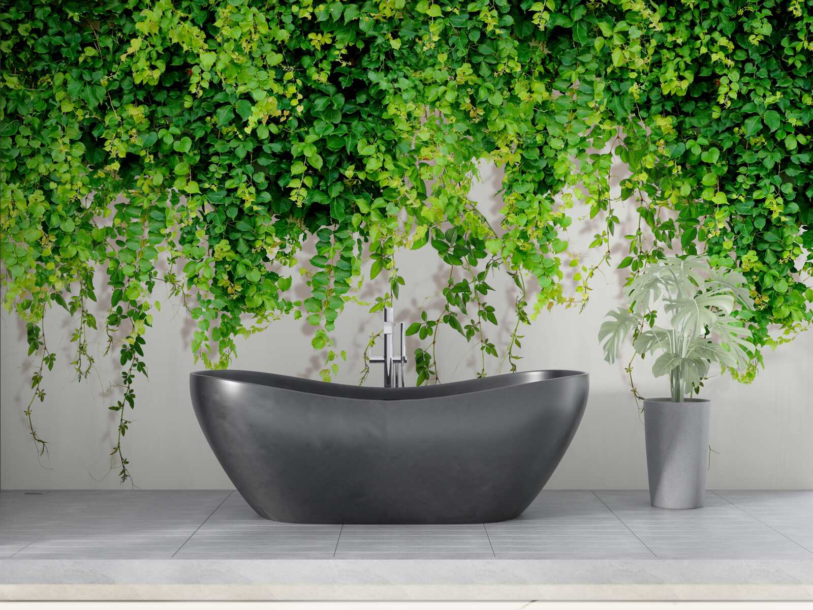 Fototapeta závesné rastliny sú svetlozelené