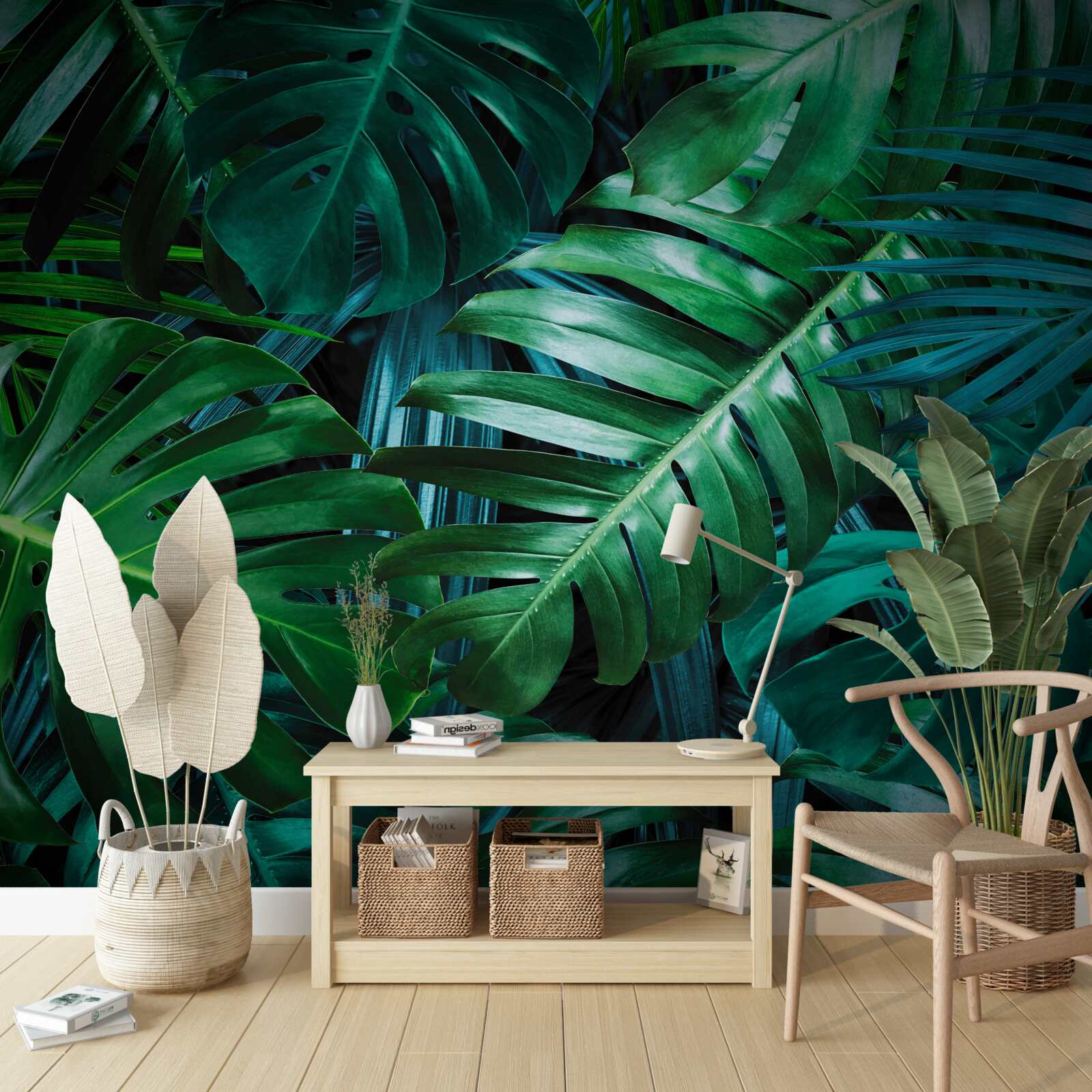 Fototapeta intenzita odtieňov zelene tropických pralesov