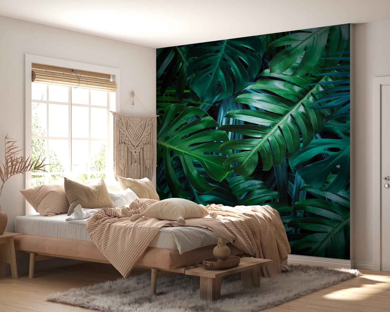 Fototapeta intenzita odtieňov zelene tropických pralesov